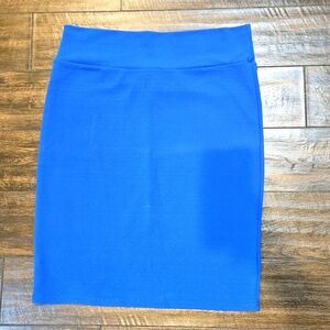 Royal Blue LulaRoe Pencil Skirt (3X)